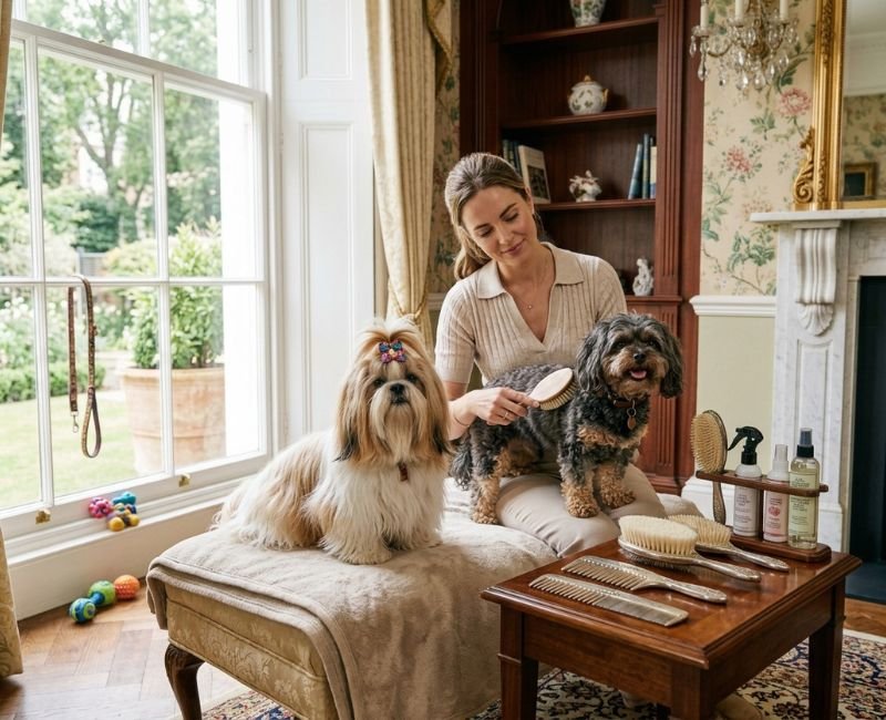 Grooming a Shih Tzu