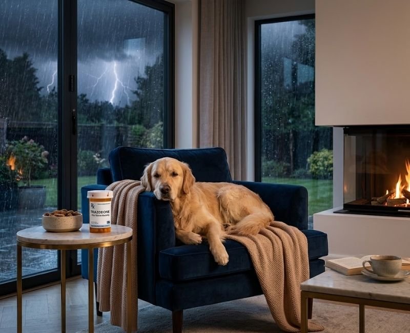 thunderstorm with pet medicine.