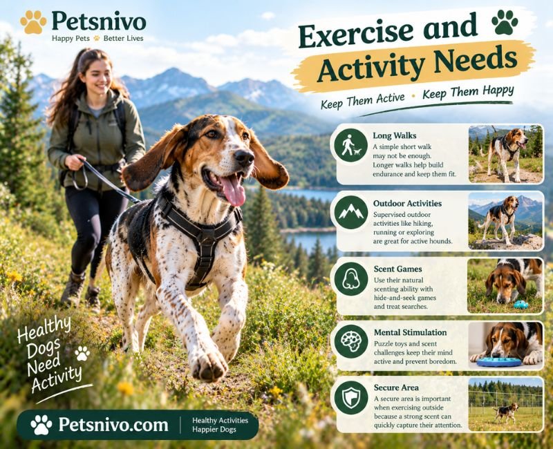 Russian Hound Dog exercising