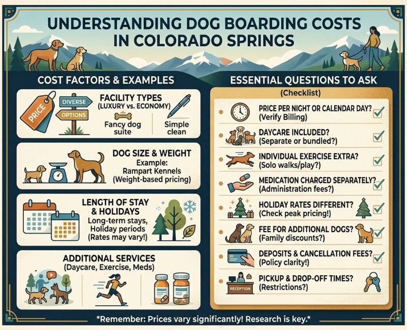 UNDERSTANDING DOG BOARDING COSTS IN COLORADO SPRINGS