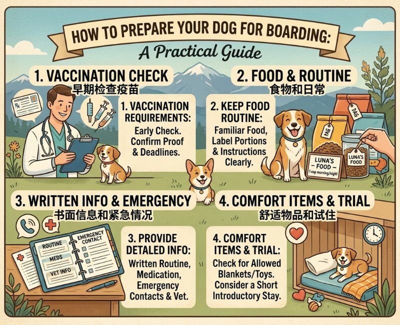 How to Prepare Your Dog for Boarding