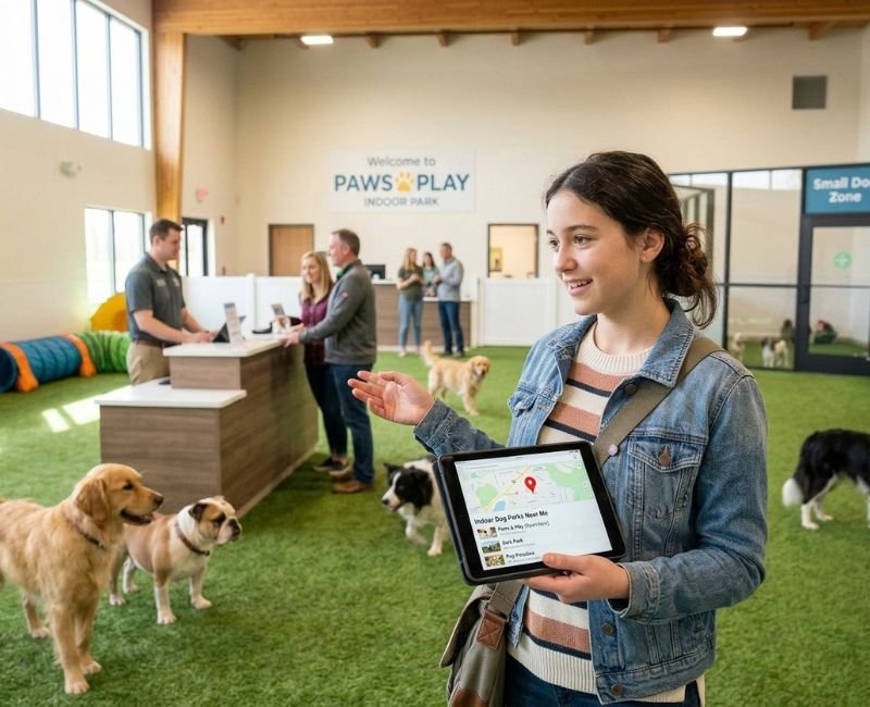 Ek muskurati hui khubsurat larki indore kuttay ke park mein