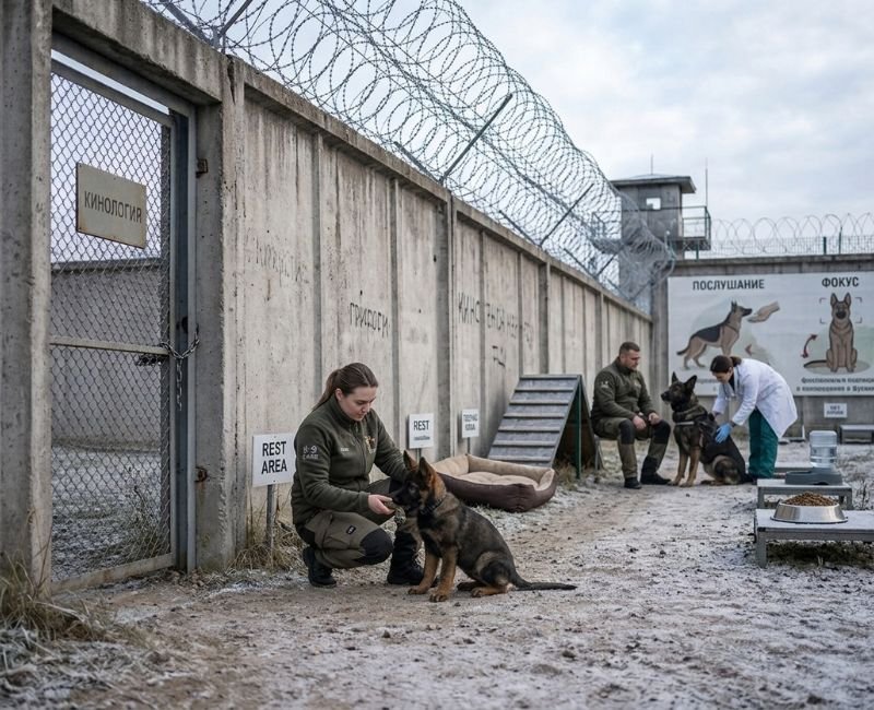 Kynology kutta training centre ka perimeter fence