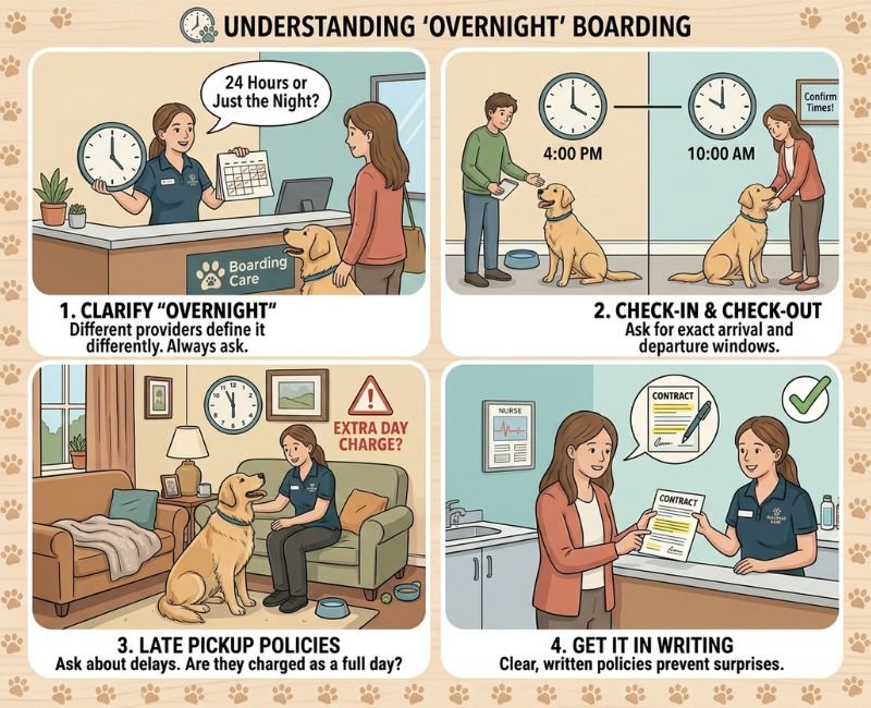 including clarifying the definition, check-in times, late policies, and getting it in writing.